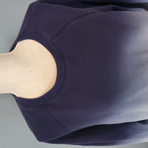 Vince Ombre Crewneck 100% Cotton Thick Terrycloth Sweatshirt Athleisure Minimal - Picture 2 of 8